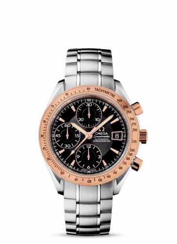 Omega Speedmaster Date 40 Stainless Steel / Red Gold / Black / Bracelet 323.21.40.40.01.001 (32321404001001)